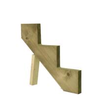 3 TREAD STRING 45x245x868 GREEN TREATED - DECKING STEPS