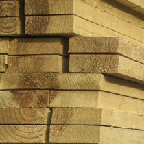 #4.2x100x47 SAWN RAIL GREEN TREATED (4"x2")