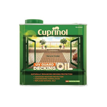 CUPRINOL ULTRA-VIOLET GUARD DECKING OIL NATURAL CEDAR 2.5L