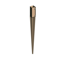 4"x4"x750mm POST SOCKET SPIKE CLAMP TYPE