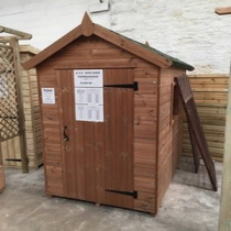 8' X 6' PENT SHED THERMOWOOD