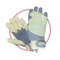 SHOCK ABSORB SMALL CLIP GLOVES HEAVY DUTY - BLUE/WHITE/MINT