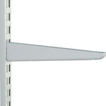 TWINSLOT SHELF BRACKET 12cm WHITE (2" BASE)