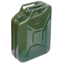 20L JERRY CAN - METAL GREEN