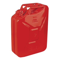 20L METAL JERRY CAN RED