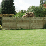 Image for Horizontal Lattice-Top Fence Panels