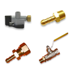 Image for Adaptors, Nozzles, Tails, & Valves