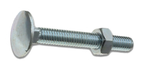 M8x100 CUP SQUARE HEX BOLT BZP PACK/4
