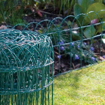 BORDER FENCE 900mm x 10m ROLL GREEN PVC COATED WIRE