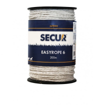 EASYROPE 6 PADDOCK ROPE x 200m WHITE