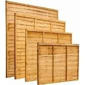 Waney Lap Fence Panels