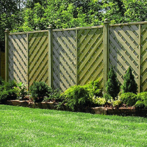 V Fence Panels - Flat Top