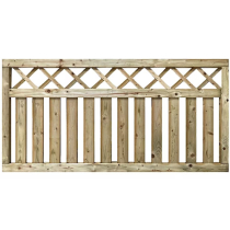 0.9mH x 1.8mW CHATSWORTH FENCE PANEL GREEN TREATED-CT90*