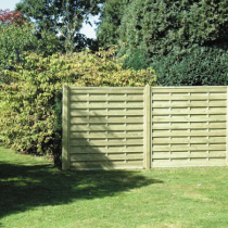 1.8m x 1.8m SQUARE HORIZ PANEL GRN TRT (RIPON) *SECONDS