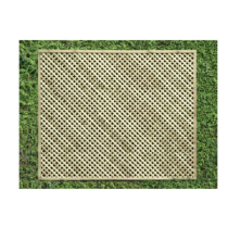 1.8m x 1.5 PRIVACY DIAMOND TRELLIS FLAT PLANED SECONDS