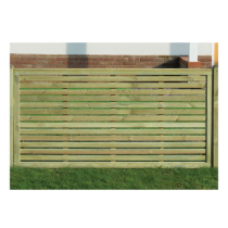 0.9m x1.8m SLATTED PANEL GREEN TREATED