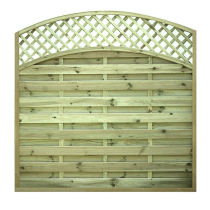 Arched Lattice Top Fence Panels