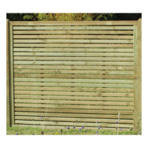 1.5m (1520mm High) x 1.8m SLATTED PANEL GREEN TREATED *