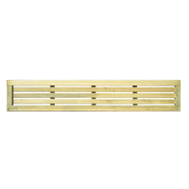 0.3m (295mm High) x 1.8m SLATTED PANEL GREEN TREATED *