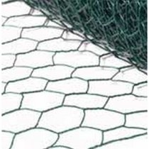 500x13x1mm 50m ROLL GREEN PVC HEX WIRE NETTING