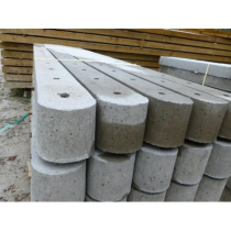 6'(1.83) UNIVERSAL POSTS CONCRETE - ROUND TOP MULTIHOLE