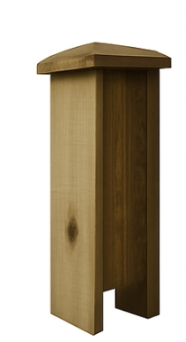 POST EXTENDER INTERMEDIATE GREEN TREATED 150MM 6"