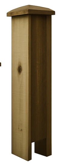 POST EXTENDER INTERMEDIATE GREEN TREATED 300MM 1'