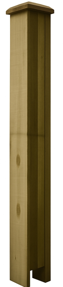 POST EXTENDER INTERMEDIATE GREEN TREATED 150MM 2'