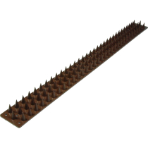 DETERRENT SPIKES 4.5m PACK BROWN