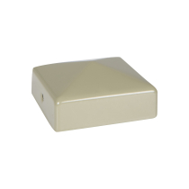 FM DURAPOST CAP WITH BRACKET 75x75mm OLIVE GREY