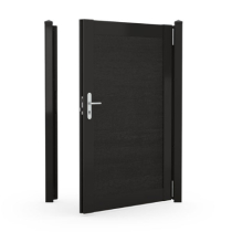 NS DURAPOST ALUMINIUM GATE KIT BLACK