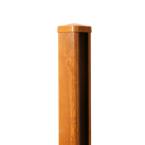 NS LUPVC POST - 8' GOLDEN OAK WITH METAL INSERT