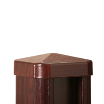 NS LUPVC STANDARD FLAT CAP ROSEWOOD