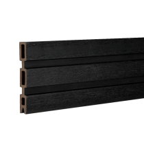 NS 1.83m DENAFENCE COMPOSITE SLATTED TOP MNIGHT BLK 130x20