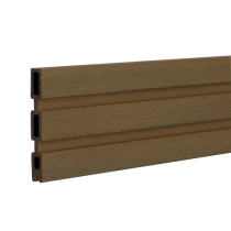 1.83m DENAFENCE COMPOSITE SLATTED TOP SPICED CEDAR 130x