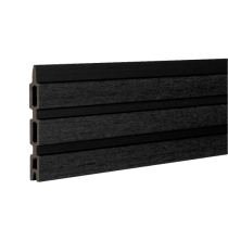 NS 1.83m DENAFENCE COMPOSITE SLATTED MIDNIGHT BLACK 160x20