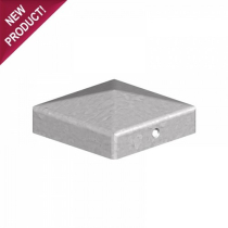 METAL FENCE POST CAP 3" (75mm) GALVANISED