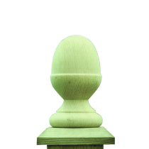 3" TIMBER ACORN FINIAL LOOSE GREEN TREATED *