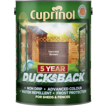 CUPRINOL 5 YEAR DUCKS BACK HARVEST BROWN 5L