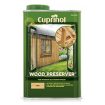 CUPRINOL WOOD PRESERVER FOR INTERIOR/EXTERIOR CLEAR 1L