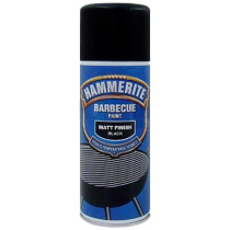 HAMMERITE HI-HEAT PAINT AEROSOL MATT BLACK 400ml