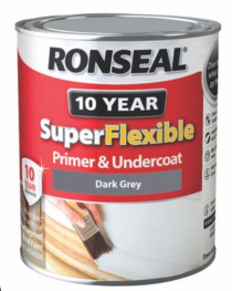 RONSEAL PRIMER & UNDERCOAT SUPER FLEXIBLE GREY 750ml