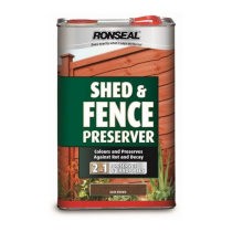RONSEAL SHED FENCE PRESERVER DARK BROWN 5L