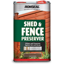 RONSEAL SHED FENCE PRESERVER LIGHT BROWN 5L