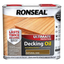 RONSEAL ULTIMATE PROTECTION DECKING OIL NATURAL OAK 2.5L