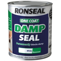 RONSEAL ONE COAT DAMP SEAL BASECOAT WHITE 750ml
