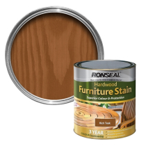 RONSEAL HARDWOOD FURNITURE STAIN RICK TEAK 750ml