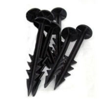 PLASTIC PEG 6" (BLACK) BAG OF 25