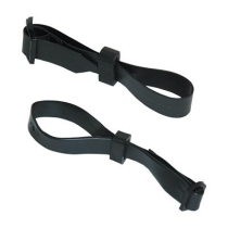 24" BUCKLE TREE TIES heavyduty plastic strap with hoop collar