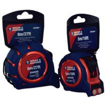 8m HEAVY DUTY TAPE MEASURE SPEAR & JACKSON 30440HD